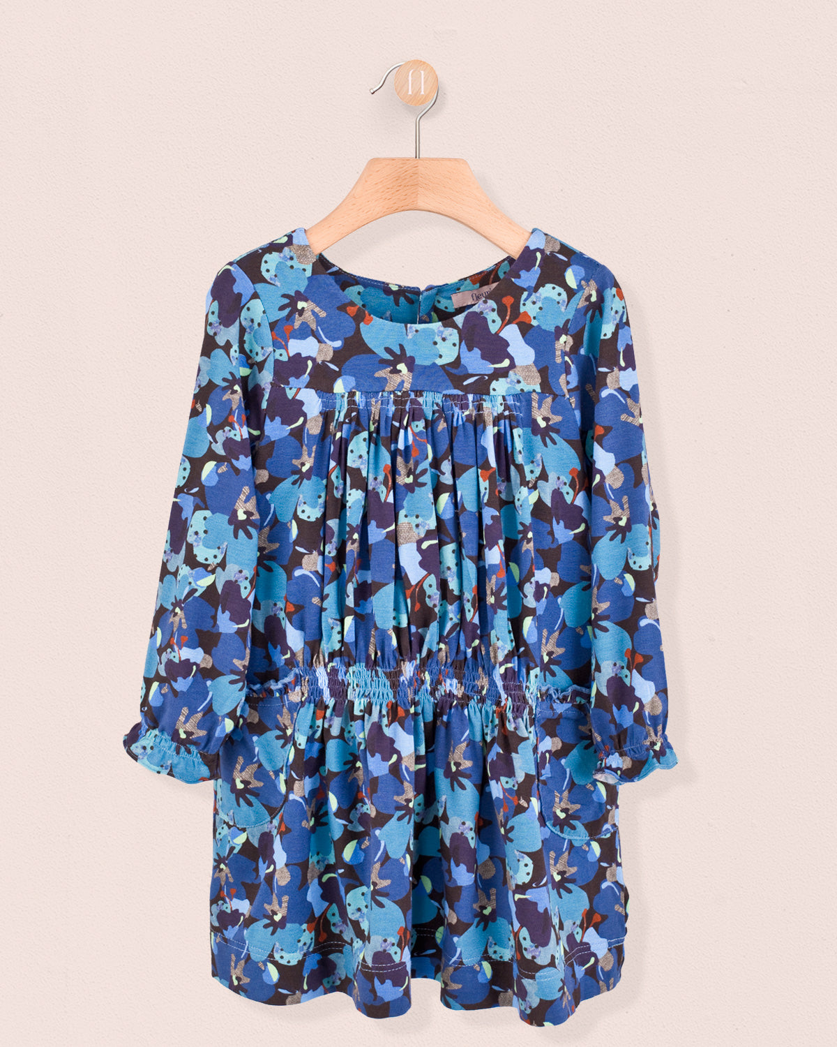 Ecole Liberty Blue Jersey Dress
